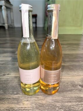 K Hall Designs Bath Elixir Peony Amber 12 oz Lot of 2 Sealed Bath Soak